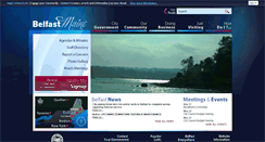 Desktop Screenshot of cityofbelfast.org